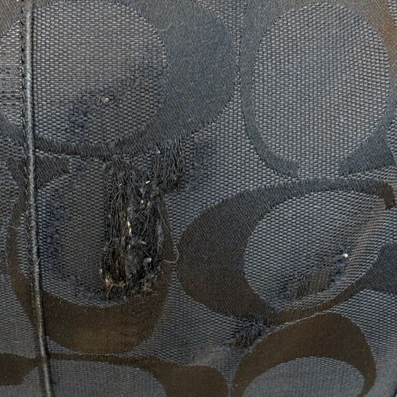 Coach Bag Purse Handbag Ergo Y2K Jacquard Signature Logo X-Large Soho Hobo - Picture 7 of 16